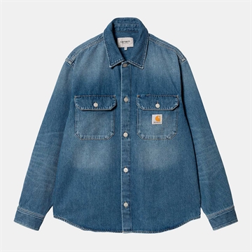 Carhartt WIP Shirt Jacket Harvey Blue Dark Used